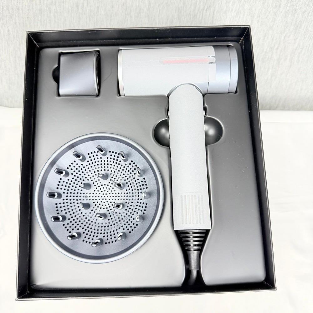 Lescolton LS-092 Professional Hair Dryer 1600W Brushless Motor Gray Diffuser NEW